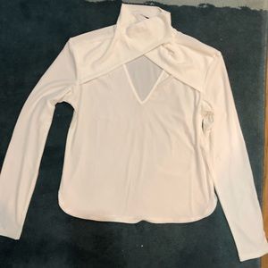 Cute jersey cream top